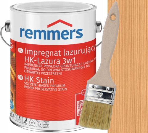 Remmers HK-Lazura 3u1 za fasade 5L, bezbojna lazura za drvo