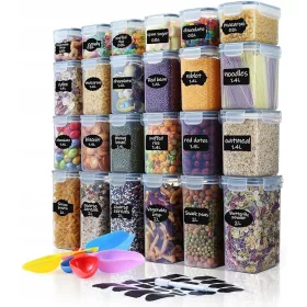 Plastični set posuda za hranu od 24 komada + poklon