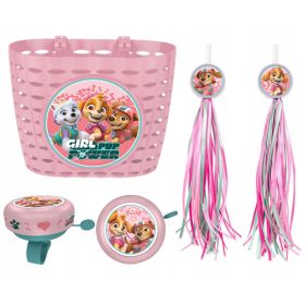  KOŠARA ZA BICIKL PAW PATROL, ROZA