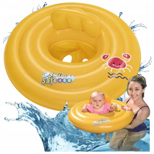 Bestway Swim Safe ABC prsten za plivanje 69 cm narančasti