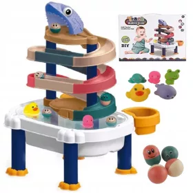 Pješčani stol s toboganom za kupanje Dječji dan