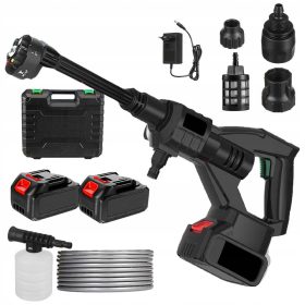   Pristisak 100 bara 500 W Akumulatorski Pištolj za Peranje Parkside + Kovčeg + 2 Baterije