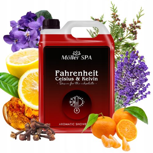 Möller Fahrenheit Celsius & Kelvin Muški Gel za Tuširanje Parfemski Miris 5L