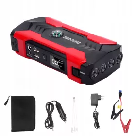 Automobilski starter s LED svjetlom i Power Bankom 28000mAh