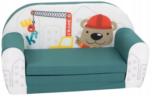 Dječja mini sofa Deluxe, udobna dječja trosjed za igru i odmor