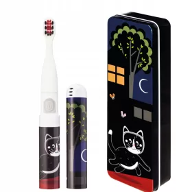    VITAMMY SMILE BLACK CAT Sonic četkica za zube za djecu s mliječnim zubima 3+