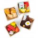 Dječje igračke s hranom Melissa & Doug - Set drvenih namirnica u kutijama