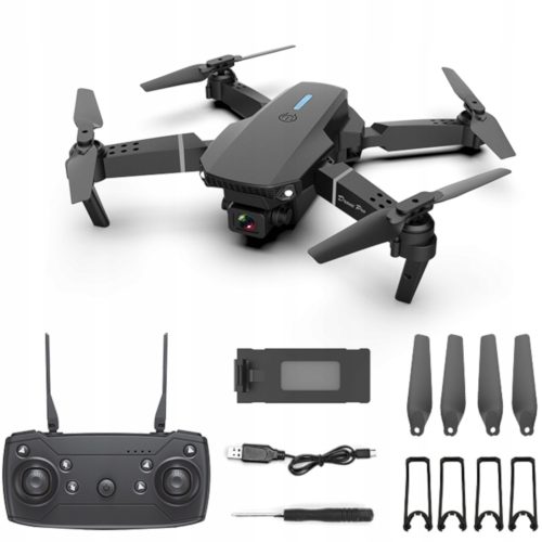 Dron s kamerom E88 Pro Pilot HD bez glave 2.4 GHz Kućište Žiroskop 1600 mAh