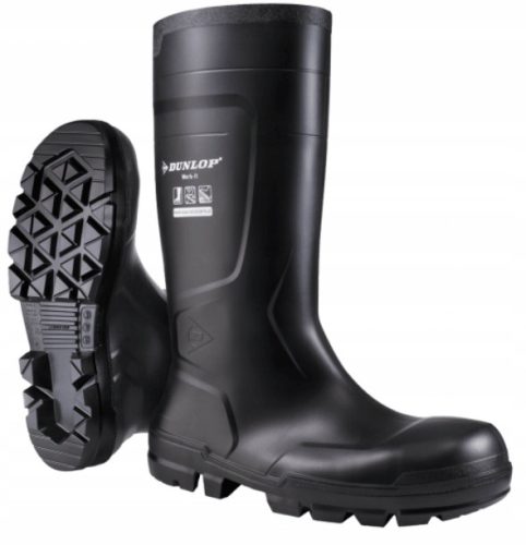 Radne čizme s kapom i plahtom S5 DUNLOP crne 44