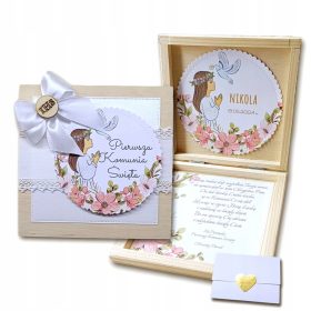 Poklon kutija za prvu pričest s personaliziranim suvenirima