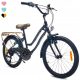 Sun Baby Heart bicikl za djevojčice 20" crni, zlatni