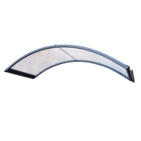 Akrol Alu Grafitni Nadstrešnica za Vrata 140 cm x 50 cm