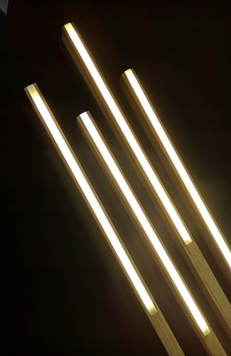 LAMELE SA LED RASVJETOM OD 100% PRIRODNOG DRVETA - JASEN