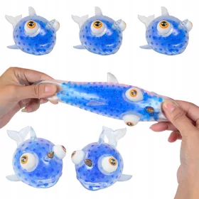 GNIOTEK GEL FISH ANTI-STRES RASTEZLJIV SOFT SQUISH ŠALICA