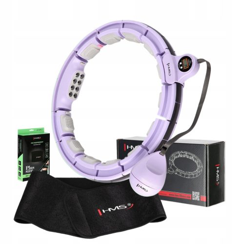 Magnetni set za vježbanje sa hula hoop obručem HHM13 s licznikom HMS i remenom BR163 Plus Size