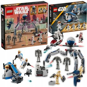    LEGO Star Wars 75372 Clone Trooper i Battle Droid Battle Pack + Lego STAR WARS 75359 Battle Set s 332