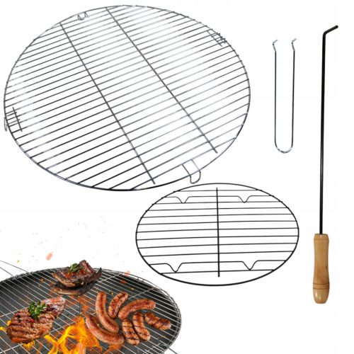  GRIL REŠETKA SET ZA VATRIŠTE ROMA MILANO 60cm GRILL BBQ POKER