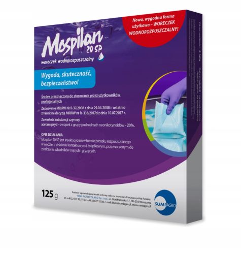 Mospilan 20 SP - Insekticid s acetamipridom za dugotrajnu zaštitu biljaka, 125g