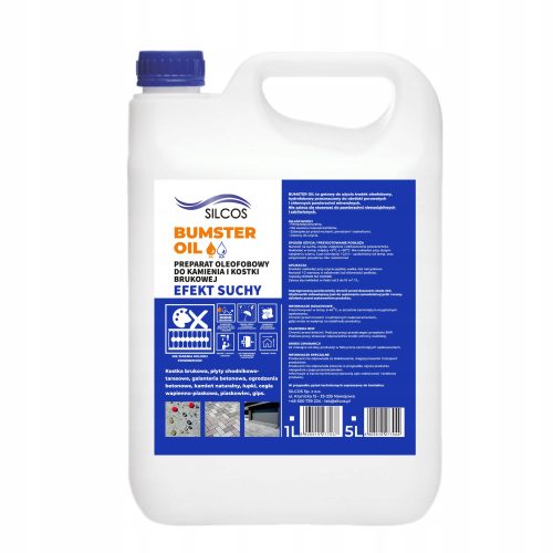 SILCOS BUMSTER OIL 5L OLEOFOBNI PREPARAT ZA KAMEN I OPLOČNIKE