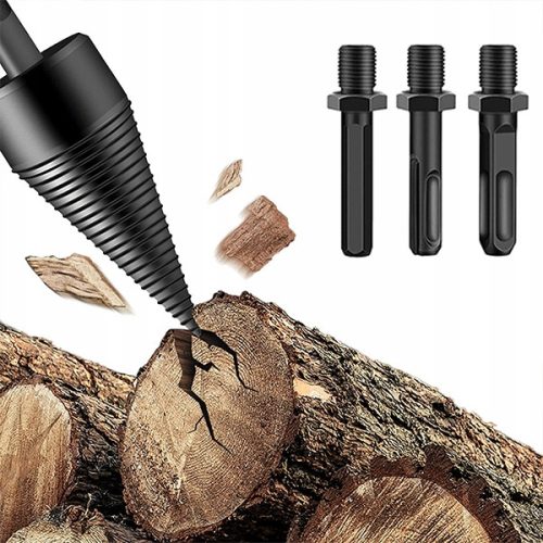 BUŠILICA ZA CIJEPANJE DRVA 42MM + 3 ADAPTERA