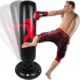   DMUCHANY WOREK BOKSERSKI ZA TRENING STOJEĆI NA NAPUHAVANJE, 160 cm