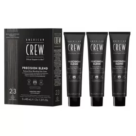   AMERICAN CREW Precision Blend Tamni 2-3 Set 3x40 ml za Osvežavanje Boje Kose za Muškarce