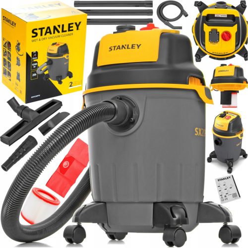 Industrijski usisavač bez vrećice za mokro i suho čišćenje Stanley Pro 3200W