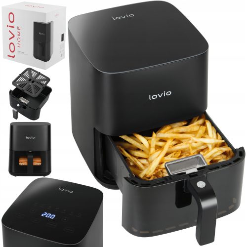  Lovio friteza bez masnoće Air friteza LVAF001BK 1800 W 5 l