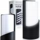 Vrtna LED zidna svjetiljka crna aluminijska Decorya E27 IP65