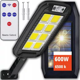  Led Light ulična svjetiljka 600 W 6100 lm na solarni pogon