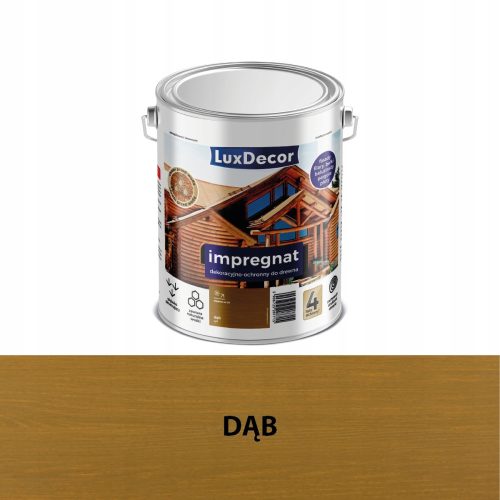 LUXDECOR Impregnacija za drvo 9l - hrast