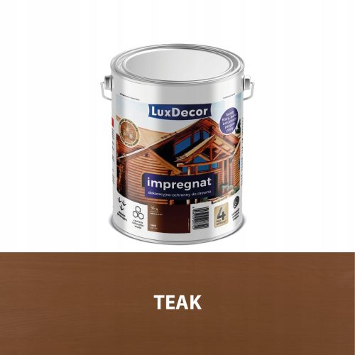 LUXDECOR Impregnacija za drvo 9l - tikovina
