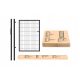 DUOS BOX METFEDEN PROSTOR 1700X900, RAL 7016 BOJA
