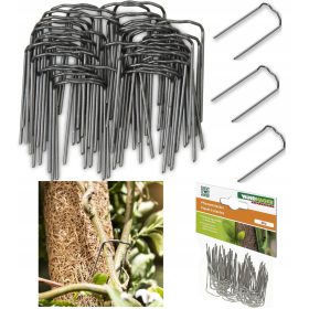    50x KOPČICE ZA PRIČVRŠĆIVANJE BILJAKA, CVIJEĆA, KORIJENJA NA DEBLA