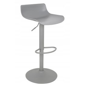 Hoker za kuhinjski šank SNAP BAR, podesiva visina, siva