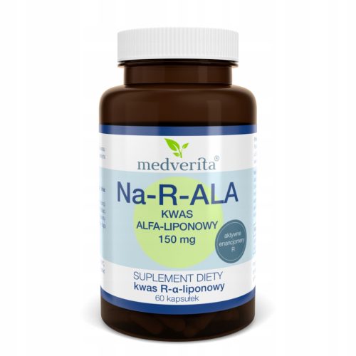 Na-R-ALA Kapsule s Alfa-Lipoičnom Kiselinom 150 mg, 60 Komada
