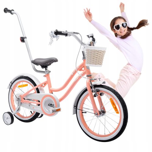 Sun Baby J03.016.3.6 Heart Bike 16" bicikl za djevojčice, poklon, 4-6 godina