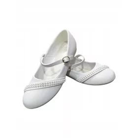   Bijele balerinke za djevojčice American Club za prvu pričest, veličina 33