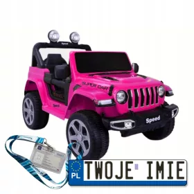  Vozilo na akumulator FT-938 ružičasto obojeno 4x4