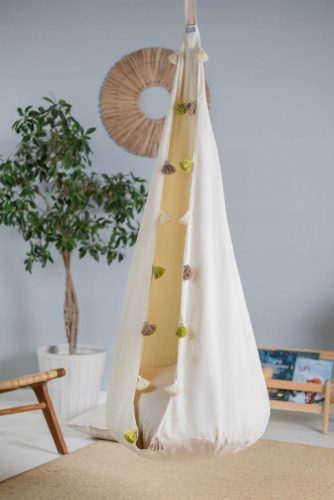HUSKANJE KOKON KREMA S RESE DIA. 70 cm