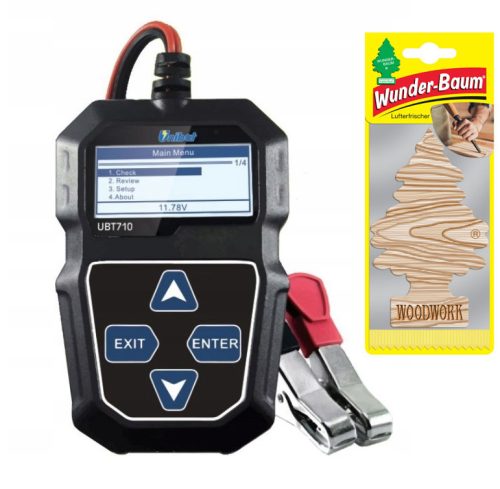 Tester akumulatora Unibat za starter i alternator + GRATIS Božićno drvce