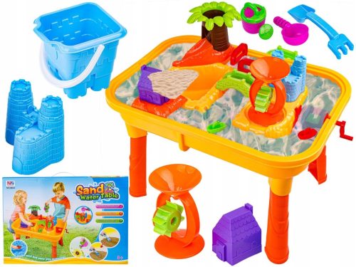 Plastični Vodeni Pješčanik Basen - Stolik + Dodaci Foremki