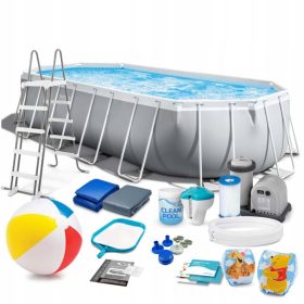   Okvirni vrtni bazen 610 x 305 x 122 cm set 18 u 1 INTEX 26798