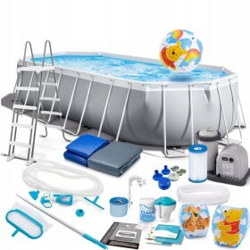   Okvirni vrtni bazen 610 x 305 x 122 cm set 21 u 1 INTEX 26798