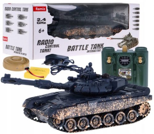 Kamufilirani tenk T-90 za daljinsko upravljanje | Za djecu 3+ | Model za gađanje | Kamuflaža 1:28