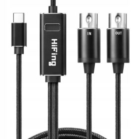    Adapter sučelja USB-C u MIDI pretvarač za orgulje s klavijaturom