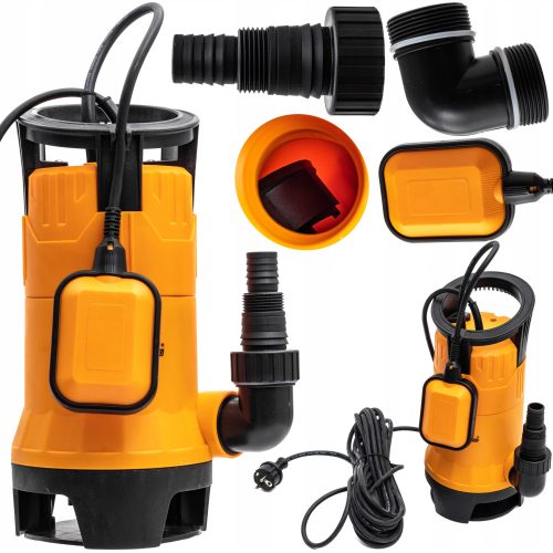 Riwall ultra učinkovita potopna pumpa za čistu i prljavu vodu 12500l/h 750W ECO