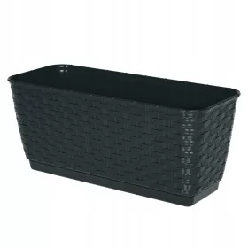    Prosperplast teglica za cvijeće 49,2 cm x 17,2 x 17,4 cm plastična antracit