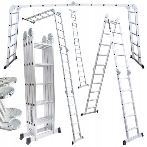 Aluminijske zglobne ljestve 6,7 m OD0116