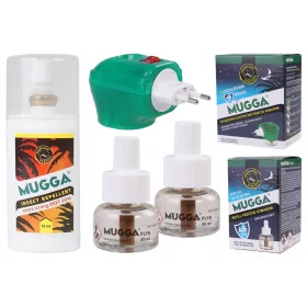   Mugga Elektro + 2x Kartuša 35ml + Sprej Strong 50% DEET 75ml
